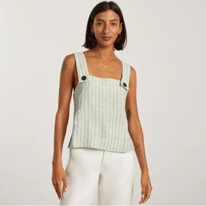 EVERLANE Apron linen tank!